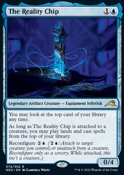 The Reality Chip⁣ - Kamigawa: Neon Dynasty⁣ (Rare)⁣ [74]