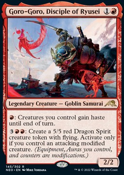 Goro-Goro, Disciple of Ryusei⁣ - Kamigawa: Neon Dynasty⁣ (Rare)⁣ [145]