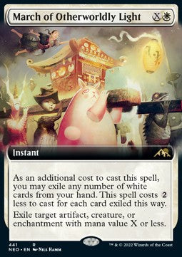 March of Otherworldly Light (V.2)⁣ - Kamigawa: Neon Dynasty: Extras⁣ (Rare)⁣ [441]