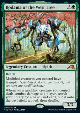 Kodama of the West Tree⁣ - Kamigawa: Neon Dynasty⁣ (Mythic)⁣ [199]