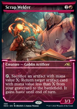 Scrap Welder (V.1)⁣ - Kamigawa: Neon Dynasty: Extras⁣ (Rare)⁣ [388]