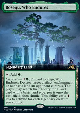 Boseiju, Who Endures (V.2)⁣ - Kamigawa: Neon Dynasty: Extras⁣ (Rare)⁣ [501]