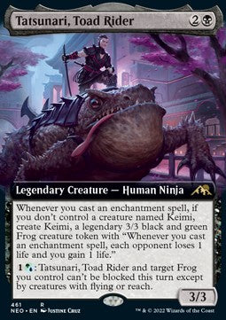 Tatsunari, Toad Rider (V.2)⁣ - Kamigawa: Neon Dynasty: Extras⁣ (Rare)⁣ [461]
