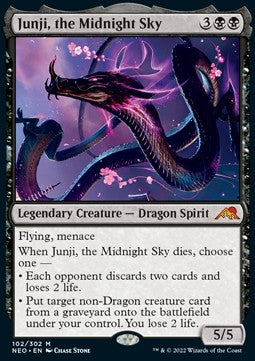 Junji, the Midnight Sky⁣ - Kamigawa: Neon Dynasty⁣ (Mythic)⁣ [102]