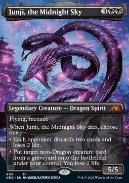 Junji, the Midnight Sky (V.1)⁣ - Kamigawa: Neon Dynasty: Extras⁣ (Mythic)⁣ [409]