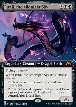Junji, the Midnight Sky (V.2)⁣ - Kamigawa: Neon Dynasty: Extras⁣ (Mythic)⁣ [456]