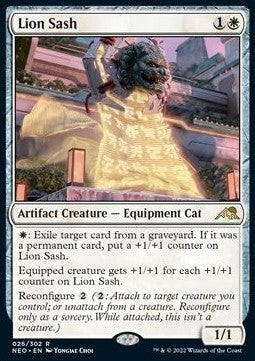 Lion Sash⁣ - Kamigawa: Neon Dynasty⁣ (Rare)⁣ [26]