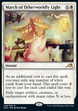 March of Otherworldly Light⁣ - Kamigawa: Neon Dynasty⁣ (Rare)⁣ [28]