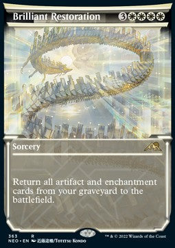 Brilliant Restoration (V.1)⁣ - Kamigawa: Neon Dynasty: Extras⁣ (Rare)⁣ [363]