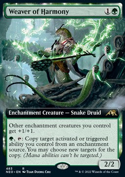 Weaver of Harmony (V.2)⁣ - Kamigawa: Neon Dynasty: Extras⁣ (Rare)⁣ [483]