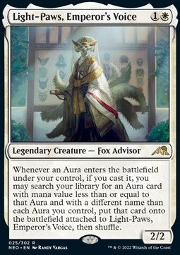 Light-Paws, Emperor's Voice⁣ - Kamigawa: Neon Dynasty⁣ (Rare)⁣ [25]