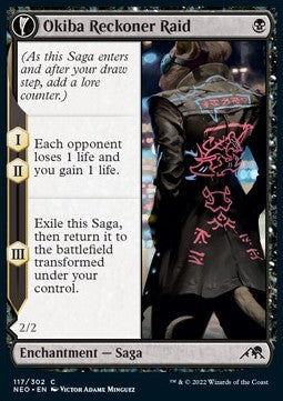 Okiba Reckoner Raid // Nezumi Road Captain⁣ - Kamigawa: Neon Dynasty⁣ (Common)⁣ [117]