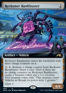 Reckoner Bankbuster (V.2)⁣ - Kamigawa: Neon Dynasty: Extras⁣ (Rare)⁣ [499]