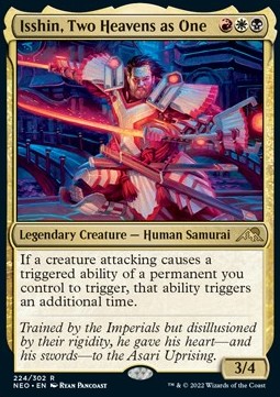 Isshin, Two Heavens as One⁣ - Kamigawa: Neon Dynasty⁣ (Rare)⁣ [224]