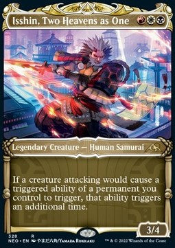 Isshin, Two Heavens as One (V.1)⁣ - Kamigawa: Neon Dynasty: Extras⁣ (Rare)⁣ [328]