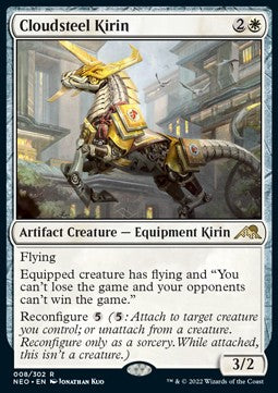 Cloudsteel Kirin⁣ - Kamigawa: Neon Dynasty⁣ (Rare)⁣ [8]