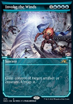 Invoke the Winds (V.1)⁣ - Kamigawa: Neon Dynasty: Extras⁣ (Rare)⁣ [370]