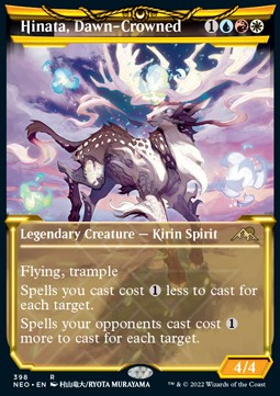 Hinata, Dawn-Crowned (V.1)⁣ - Kamigawa: Neon Dynasty: Extras⁣ (Rare)⁣ [398]