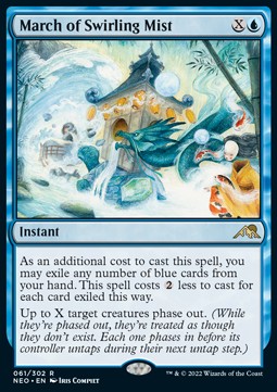 March of Swirling Mist⁣ - Kamigawa: Neon Dynasty⁣ (Rare)⁣ [61]