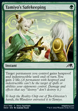 Tamiyo's Safekeeping⁣ - Kamigawa: Neon Dynasty⁣ (Common)⁣ [211]
