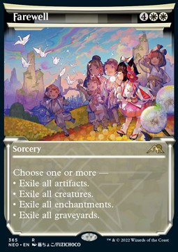 Farewell (V.1)⁣ - Kamigawa: Neon Dynasty: Extras⁣ (Rare)⁣ [365]