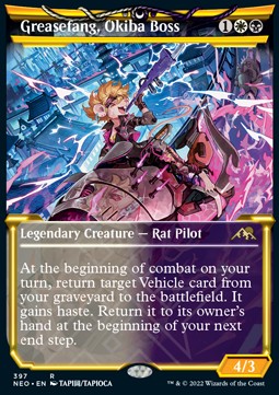 Greasefang, Okiba Boss (V.1)⁣ - Kamigawa: Neon Dynasty: Extras⁣ (Rare)⁣ [397]