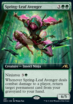 Spring-Leaf Avenger (V.2)⁣ - Kamigawa: Neon Dynasty: Extras⁣ (Rare)⁣ [481]