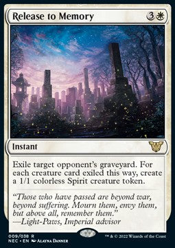 Release to Memory (V.1)⁣ - Commander: Kamigawa: Neon Dynasty⁣ (Rare)⁣ [9]