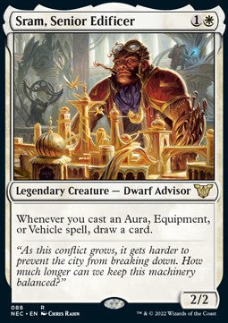 Sram, Senior Edificer⁣ - Commander: Kamigawa: Neon Dynasty⁣ (Rare)⁣ [88]