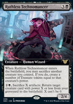 Ruthless Technomancer (V.2)⁣ - Commander: Kamigawa: Neon Dynasty⁣ (Rare)⁣ [56]