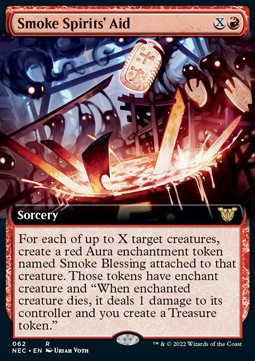 Smoke Spirits' Aid (V.2)⁣ - Commander: Kamigawa: Neon Dynasty⁣ (Rare)⁣ [62]