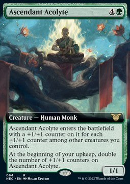 Ascendant Acolyte (V.2)⁣ - Commander: Kamigawa: Neon Dynasty⁣ (Rare)⁣ [64]