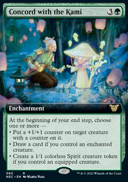 Concord with the Kami (V.2)⁣ - Commander: Kamigawa: Neon Dynasty⁣ (Rare)⁣ [65]