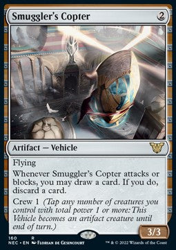 Smuggler's Copter⁣ - Commander: Kamigawa: Neon Dynasty⁣ (Rare)⁣ [160]