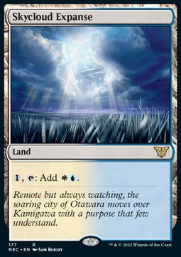 Skycloud Expanse⁣ - Commander: Kamigawa: Neon Dynasty⁣ (Rare)⁣ [177]