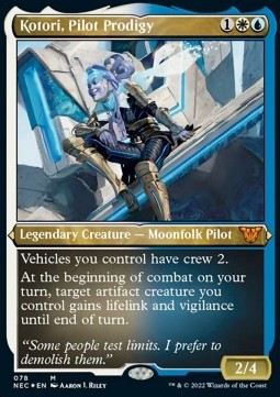 Kotori, Pilot Prodigy (V.3)⁣ - Commander: Kamigawa: Neon Dynasty⁣ (Special)⁣ [78]