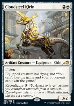 Cloudsteel Kirin (V.1)⁣ - Kamigawa: Neon Dynasty: Promos⁣ (Rare)⁣ [8]