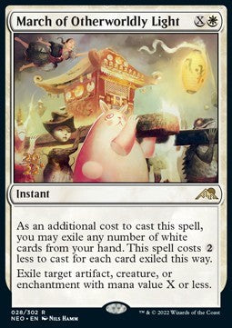 March of Otherworldly Light (V.1)⁣ - Kamigawa: Neon Dynasty: Promos⁣ (Rare)⁣ [28]