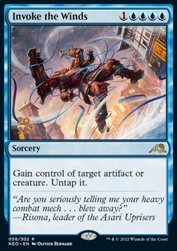 Invoke the Winds (V.1)⁣ - Kamigawa: Neon Dynasty: Promos⁣ (Rare)⁣ [58]