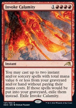 Invoke Calamity (V.1)⁣ - Kamigawa: Neon Dynasty: Promos⁣ (Rare)⁣ [147]