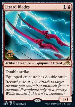 Lizard Blades (V.1)⁣ - Kamigawa: Neon Dynasty: Promos⁣ (Rare)⁣ [153]