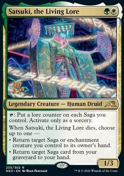 Satsuki, the Living Lore (V.1)⁣ - Kamigawa: Neon Dynasty: Promos⁣ (Rare)⁣ [235]