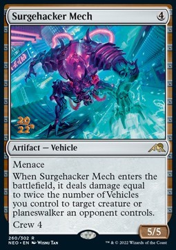 Surgehacker Mech (V.1)⁣ - Kamigawa: Neon Dynasty: Promos⁣ (Rare)⁣ [260]