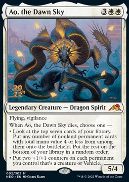 Ao, the Dawn Sky (V.1)⁣ - Kamigawa: Neon Dynasty: Promos⁣ (Mythic)⁣ [2]