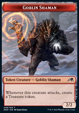 Goblin Shaman Token (Red 2/2)⁣ - Kamigawa: Neon Dynasty: Extras⁣ (Token)⁣ [T08]
