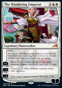 The Wandering Emperor (V.2)⁣ - Kamigawa: Neon Dynasty: Promos⁣ (Mythic)⁣ [42]