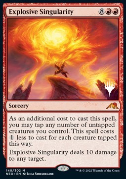 Explosive Singularity (V.2)⁣ - Kamigawa: Neon Dynasty: Promos⁣ (Mythic)⁣ [140]