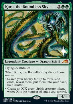 Kura, the Boundless Sky (V.2)⁣ - Kamigawa: Neon Dynasty: Promos⁣ (Mythic)⁣ [200]