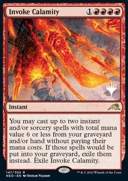 Invoke Calamity (V.2)⁣ - Kamigawa: Neon Dynasty: Promos⁣ (Rare)⁣ [147]