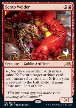 Scrap Welder (V.2)⁣ - Kamigawa: Neon Dynasty: Promos⁣ (Rare)⁣ [159]